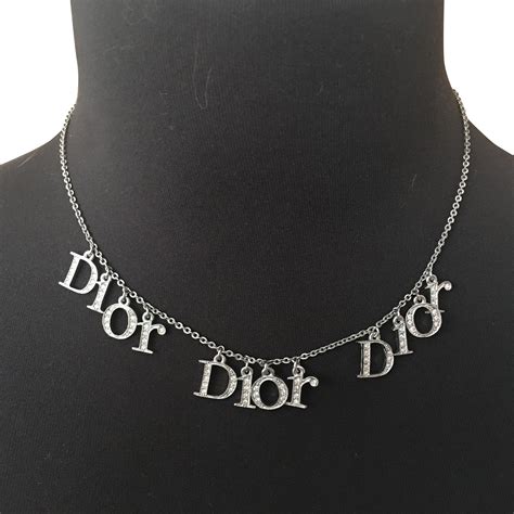 womens dior necklace|christian dior necklace for sale.